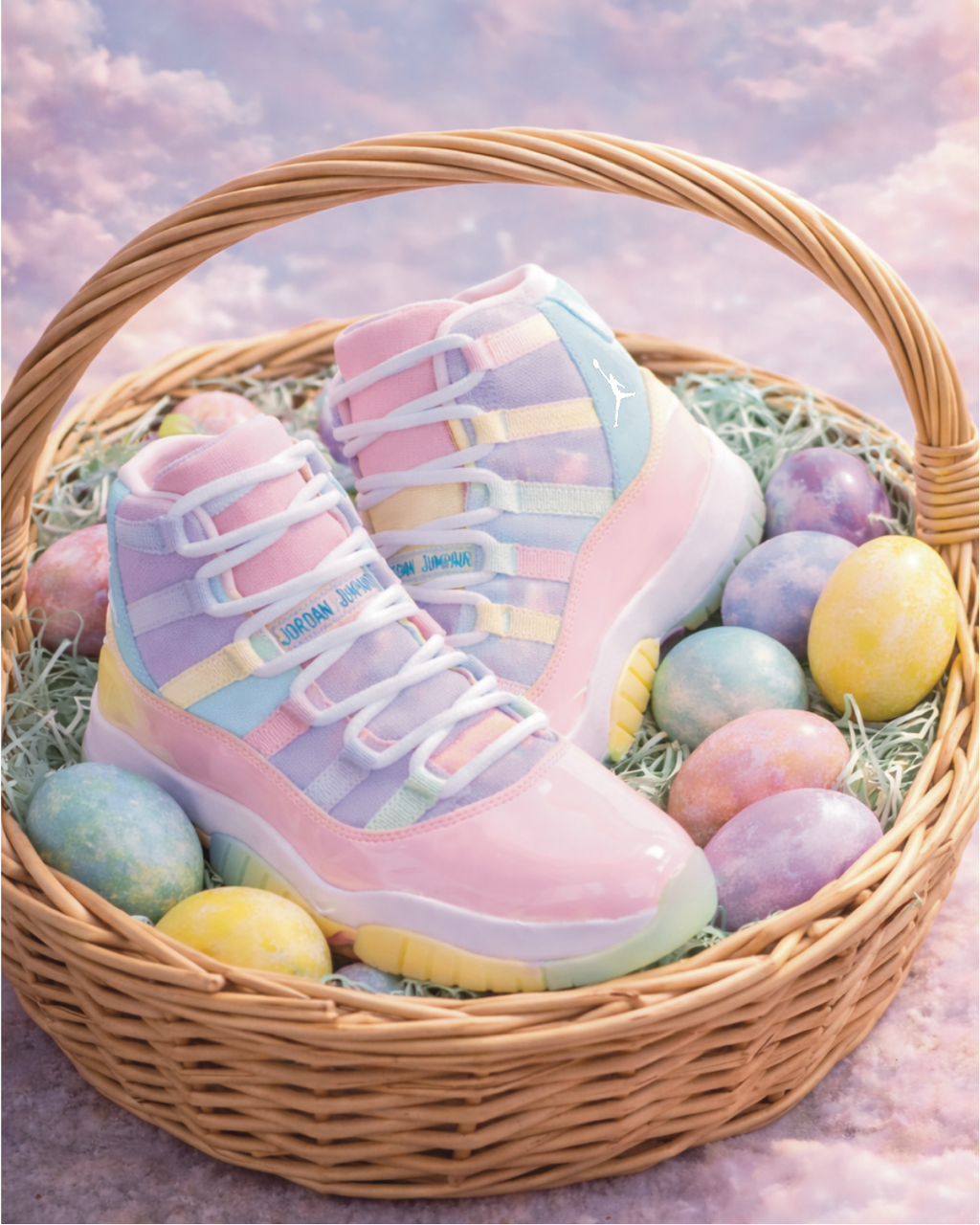 easter themed jordans