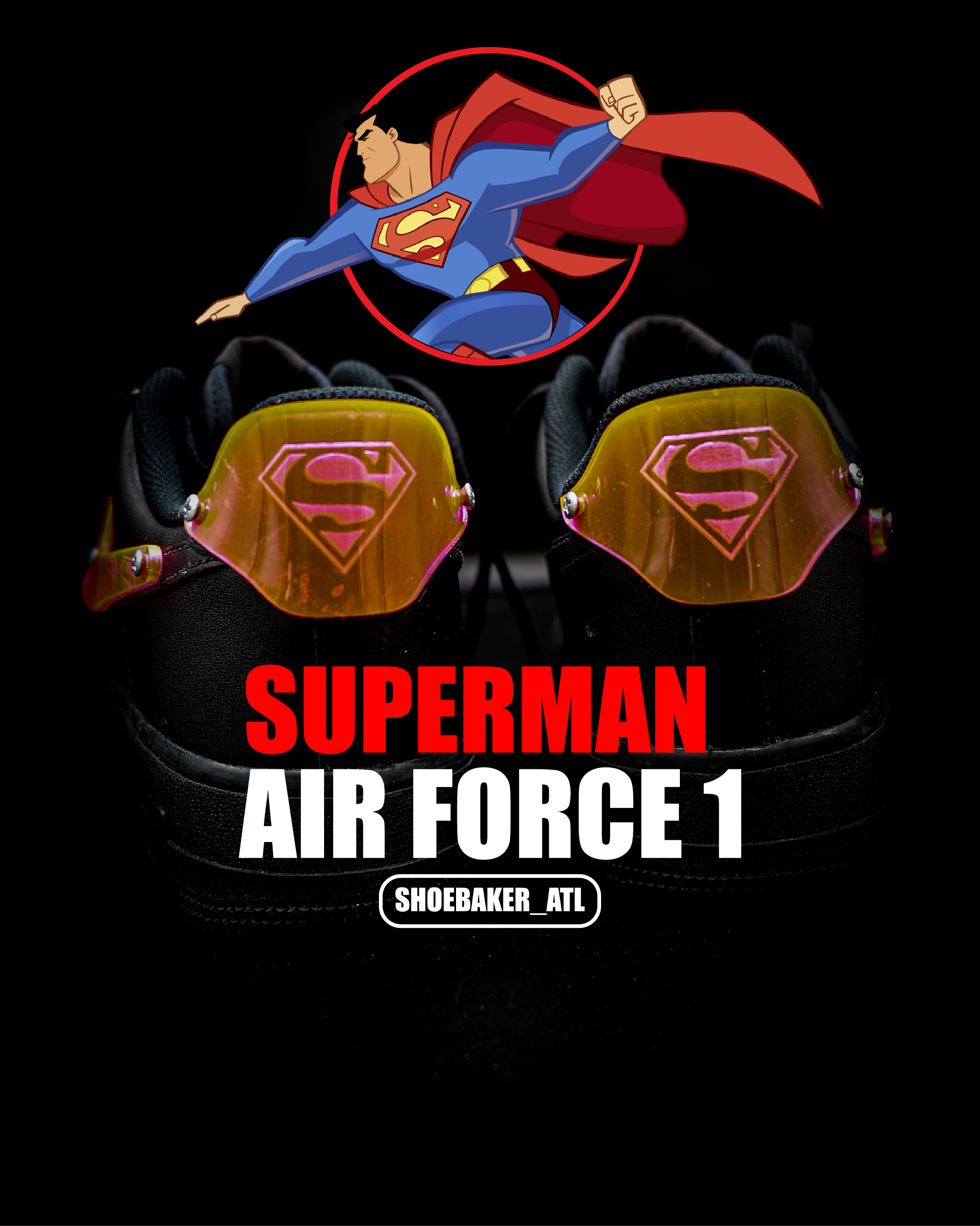 Custom Superman Air Force 1 – Soar Like the Man of Steel  display picture 2