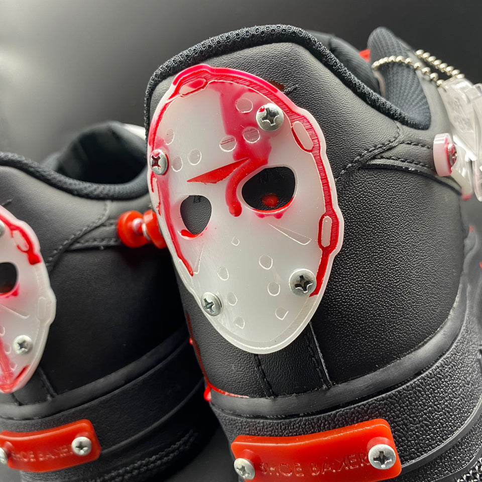 Jason Voorhees OG Mask Heel Tab - Acrylic Paneling