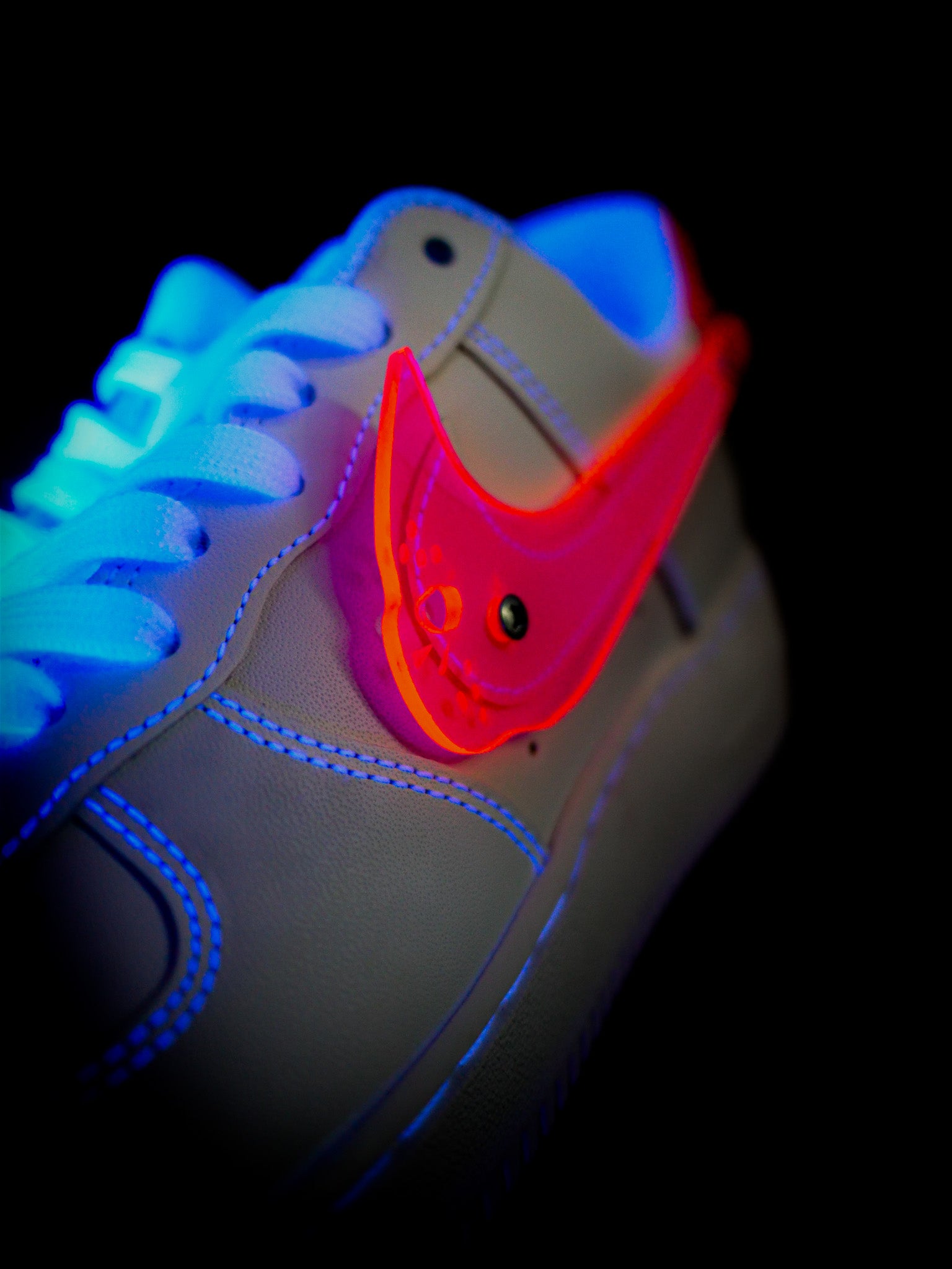 Fluorescent Blue Voorhee AF1 Custom Kit – Shoe Baker ATL