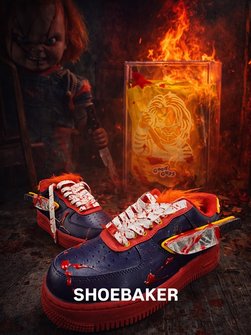 Childs Play Inspired Sneaker Display