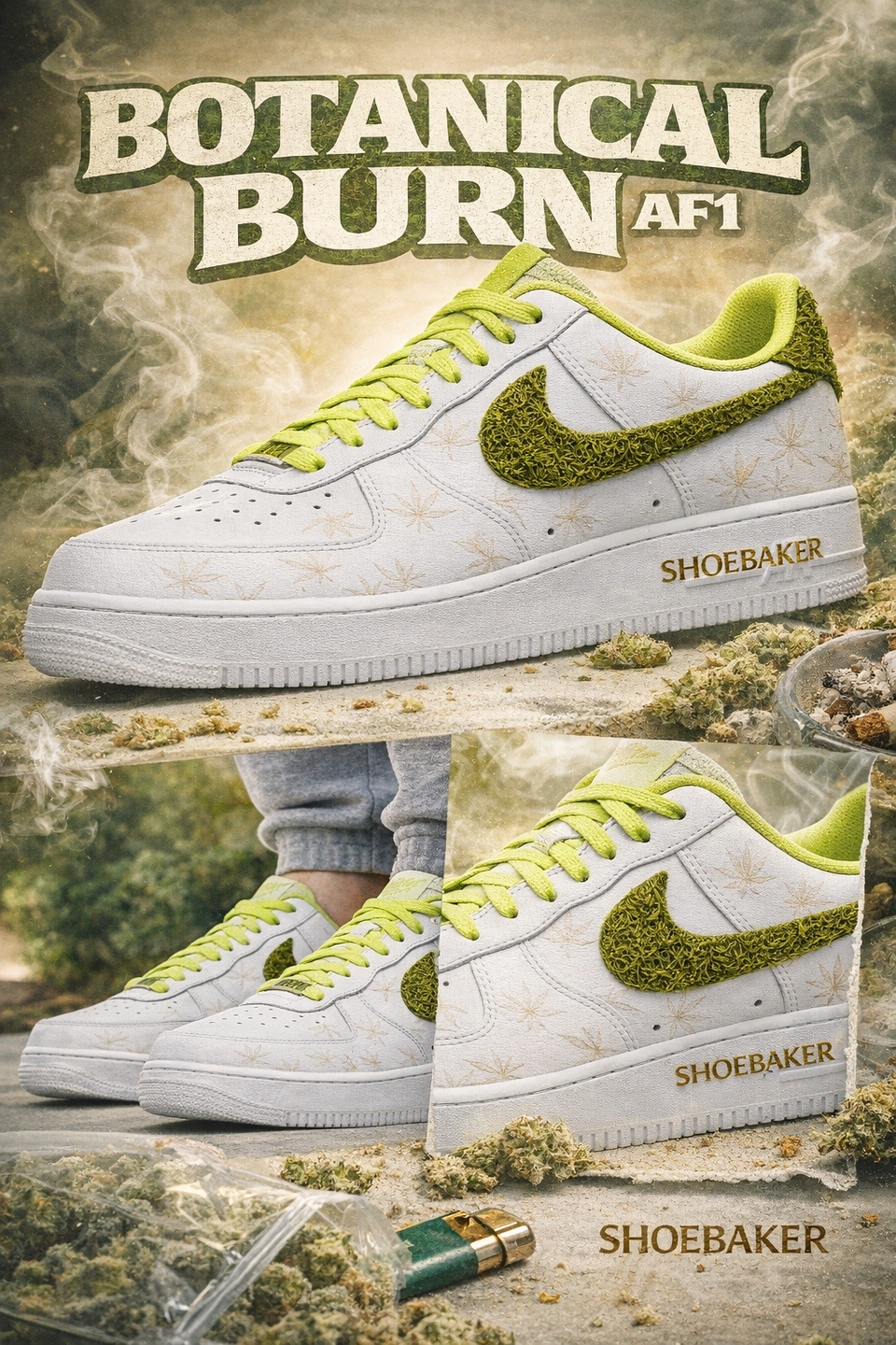 Botanical Burn AF1 by Shoebaker