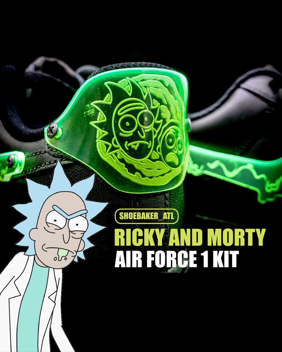 Custom Rick and Morty Air Force 1 DIY Craft Kit