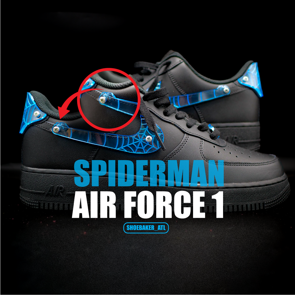 Custom Spider-Man AF1: Webbed in Style