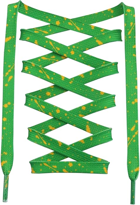 Green Yellow - Splatter Laces