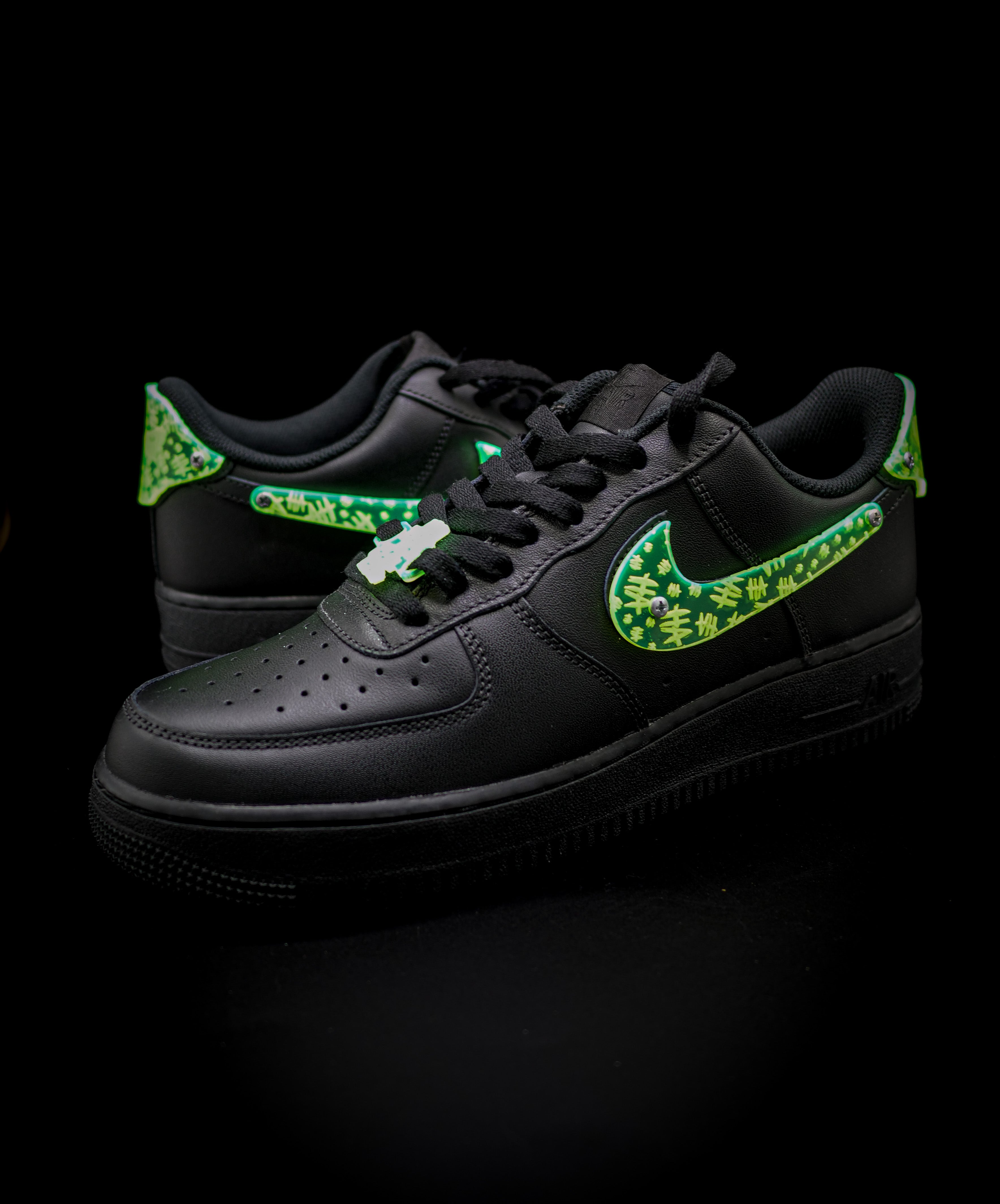 ★ Nike ★ Air Force 1 Vandalized Joker (W) Custom Joker Air Force 1 – Embrace the Madness – Shoe Baker ATL