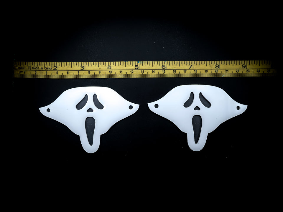 Ghost-Face Killah Af1 Mask Heel Tab Acrylic Paneling