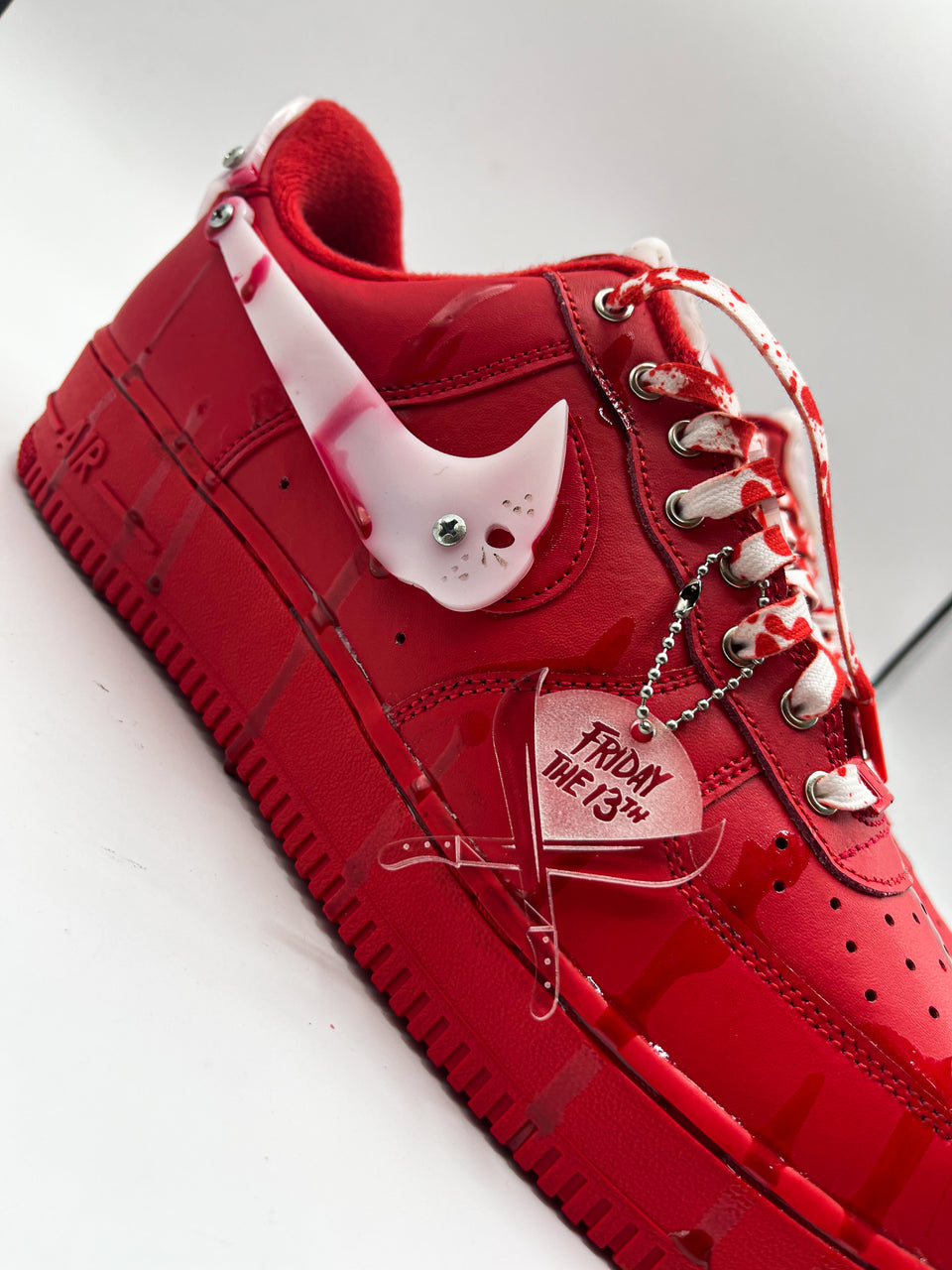 Bandana LV Air Force 1 Custom in 2023  Red nike shoes, Nike air shoes,  Nike shoes air force