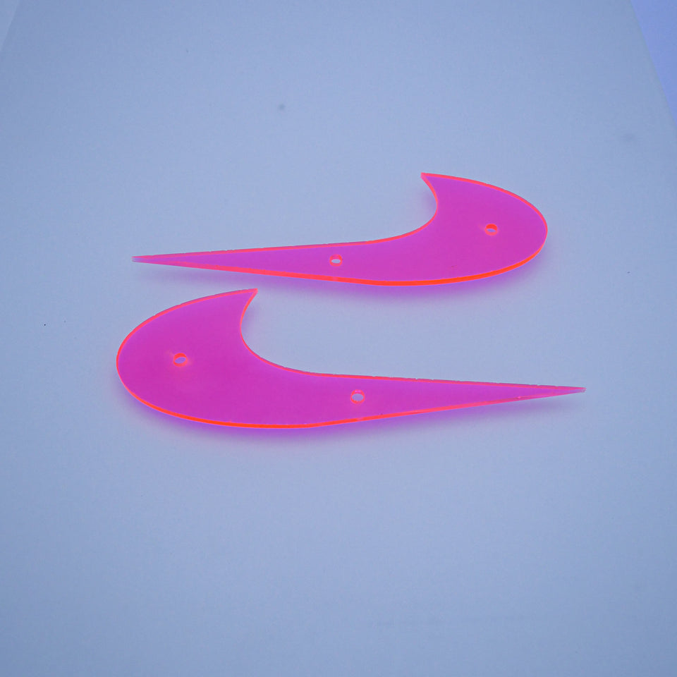 Fluorescent Pink Acrylic Paneling
