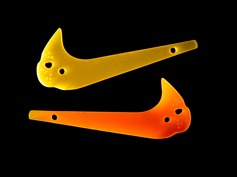 Fluorescent Orange Voorhee AF1 Custom Kit