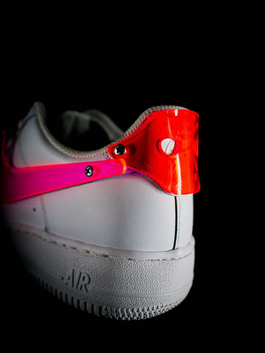 Fluorescent Pink Voorhee AF1 Custom Kit – Shoe Baker ATL